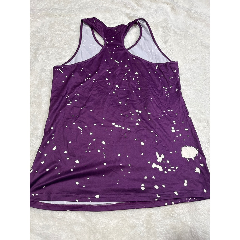 Purple Graphic Racerback Tank - Picture 4 of 4